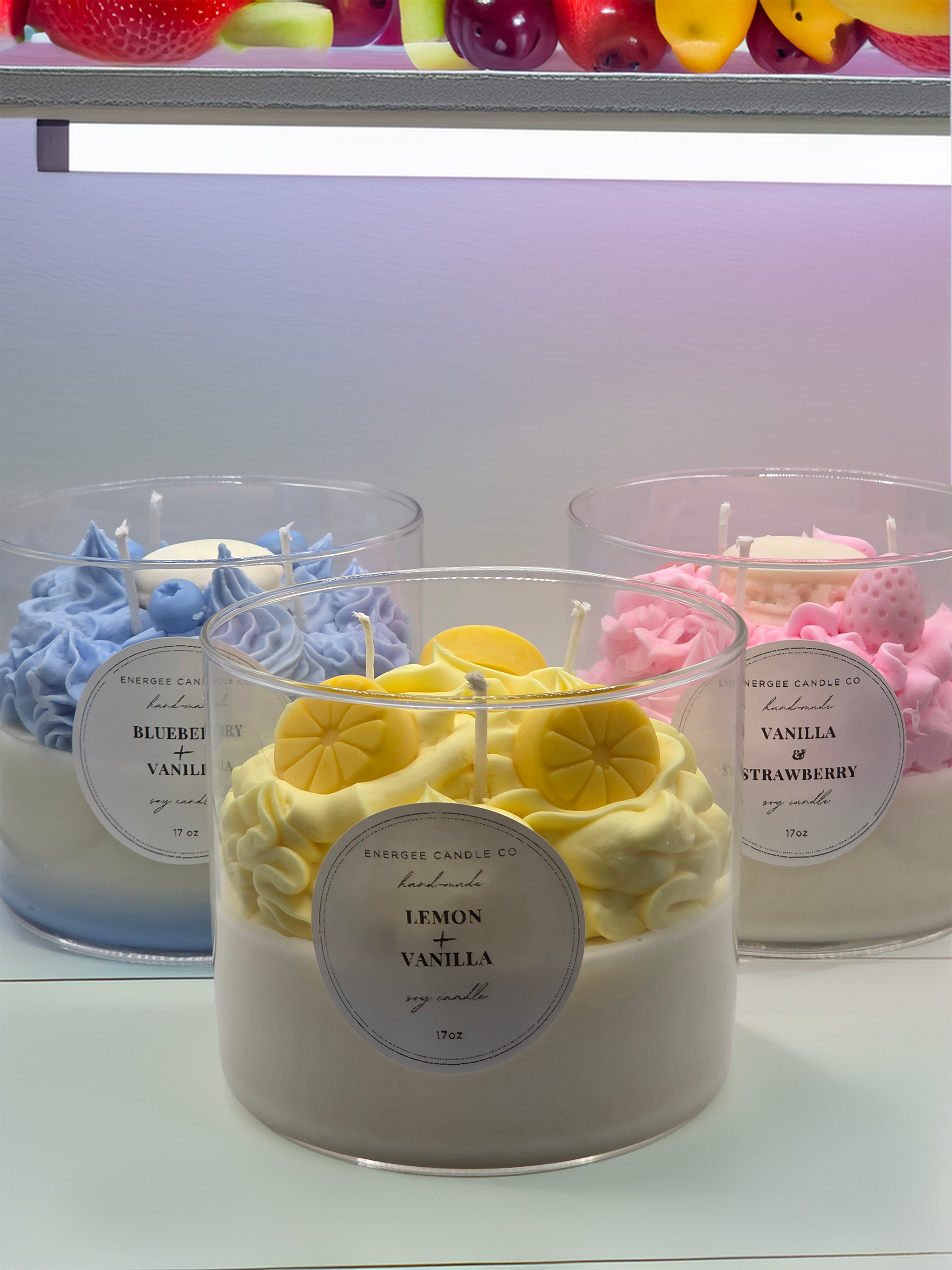 17oz Fruity Dessert Candles