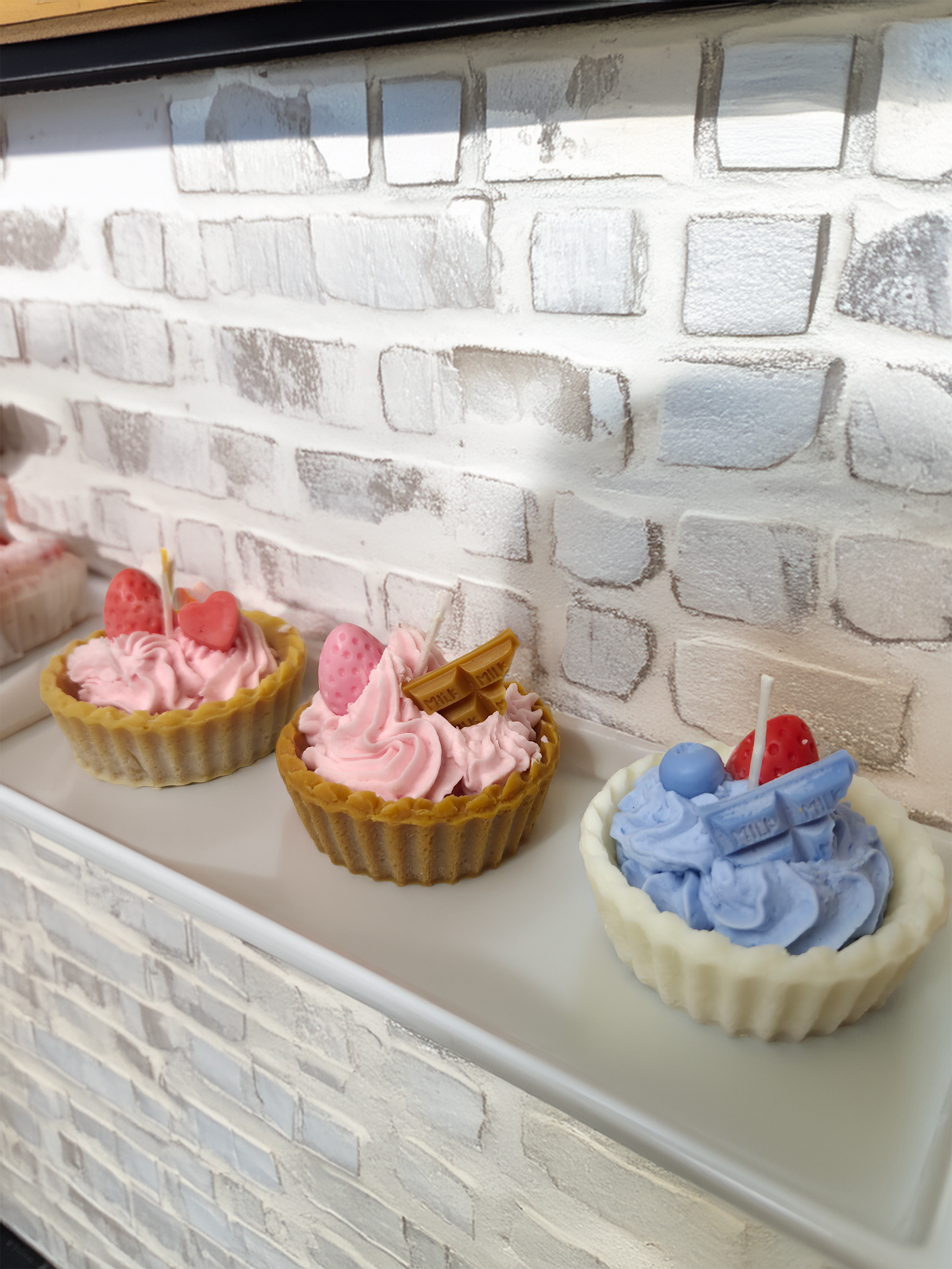 Small Pastry Candles